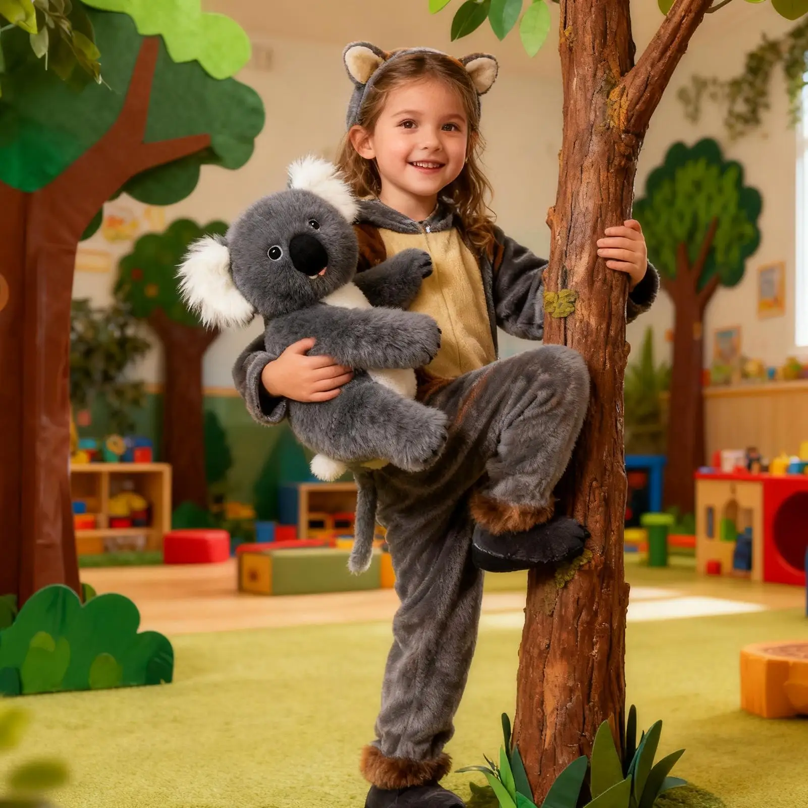 2026年新作 漫画コアラ枕 重みのある3Dノベルティナマケモノ人形 ぬいぐるみ 赤ちゃん用睡眠枕 子供 女の子へのギフト