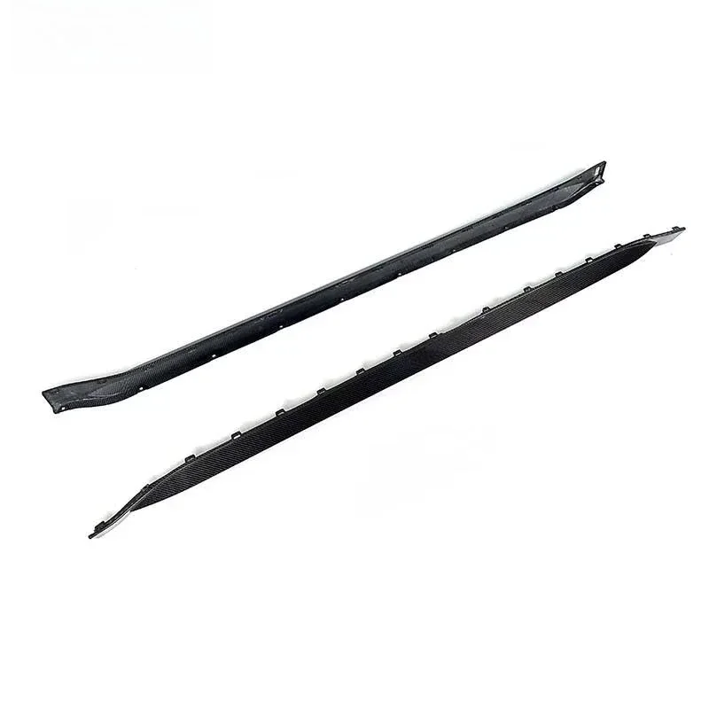 Dry Carbon Fiber OEM Style Side Skirt for G80 M3 G82 G83 M4 Body Side SkirtSeparator Winglet Flank Bumper Lip
