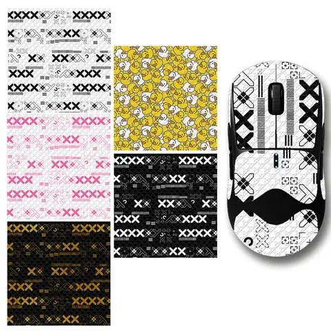 Universal Anti-Slip Mouse Sticker DIY Sweat-Proof Mouse Grip Tape Wear-Resistant Gaming Mouse Sticker 15*14.8cm