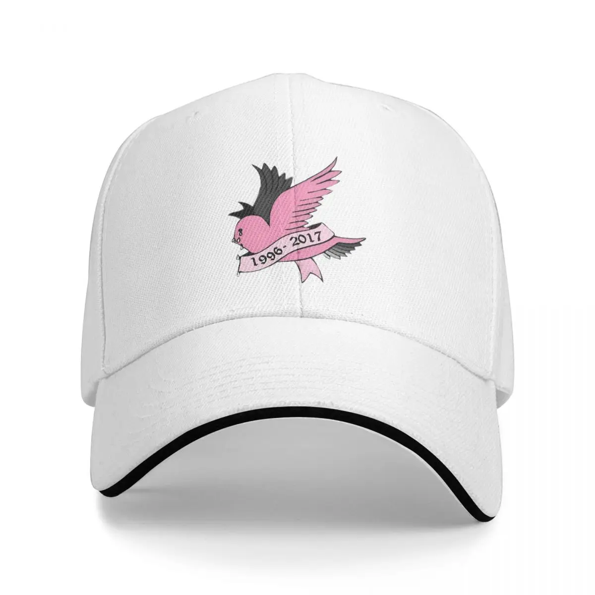 Lil Peep Crybaby Baseball Cap Hip Hop Pink 1996 - 2017 Sandwich Cap Men Women Polyester Sun Hat Activities