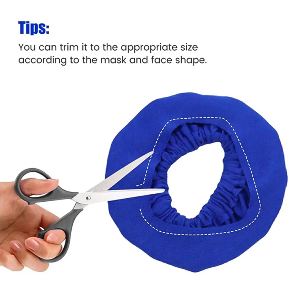 2Pcs Universal Nasal CPAP Mask Liners CPAP Mask Covers Pad for Most CPAP Full Face Nasal Masks Reusable & Washable Accessories