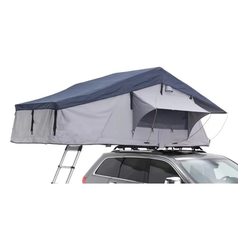 Hard-shell roof tents for quick installation of all types of vehicles
