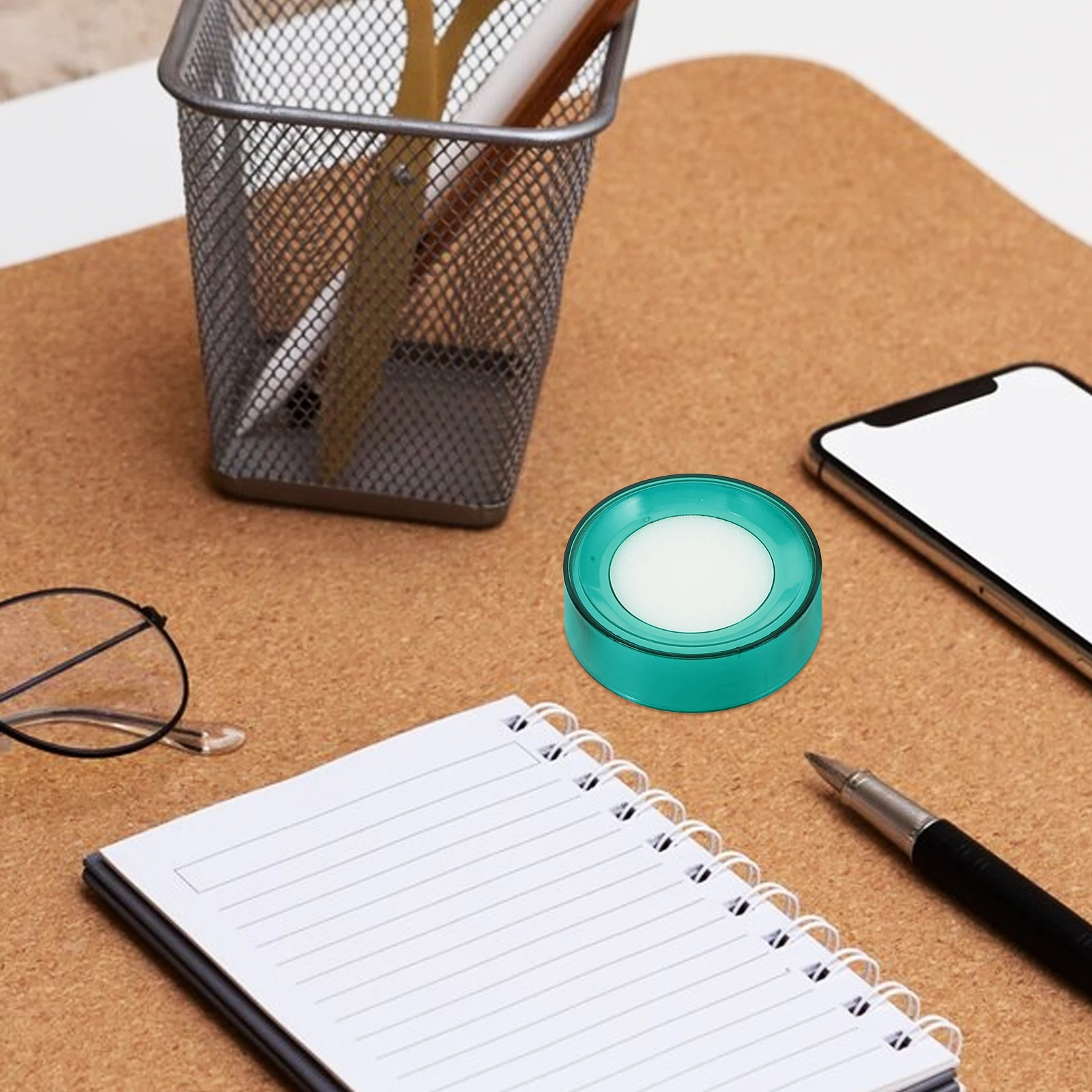 6 قطعة كوب إسفنجي لترطيب إصبع اليد الرطبة لعد أوراق فرز النقود أداة إرسال البنك مرطبات الإصبع