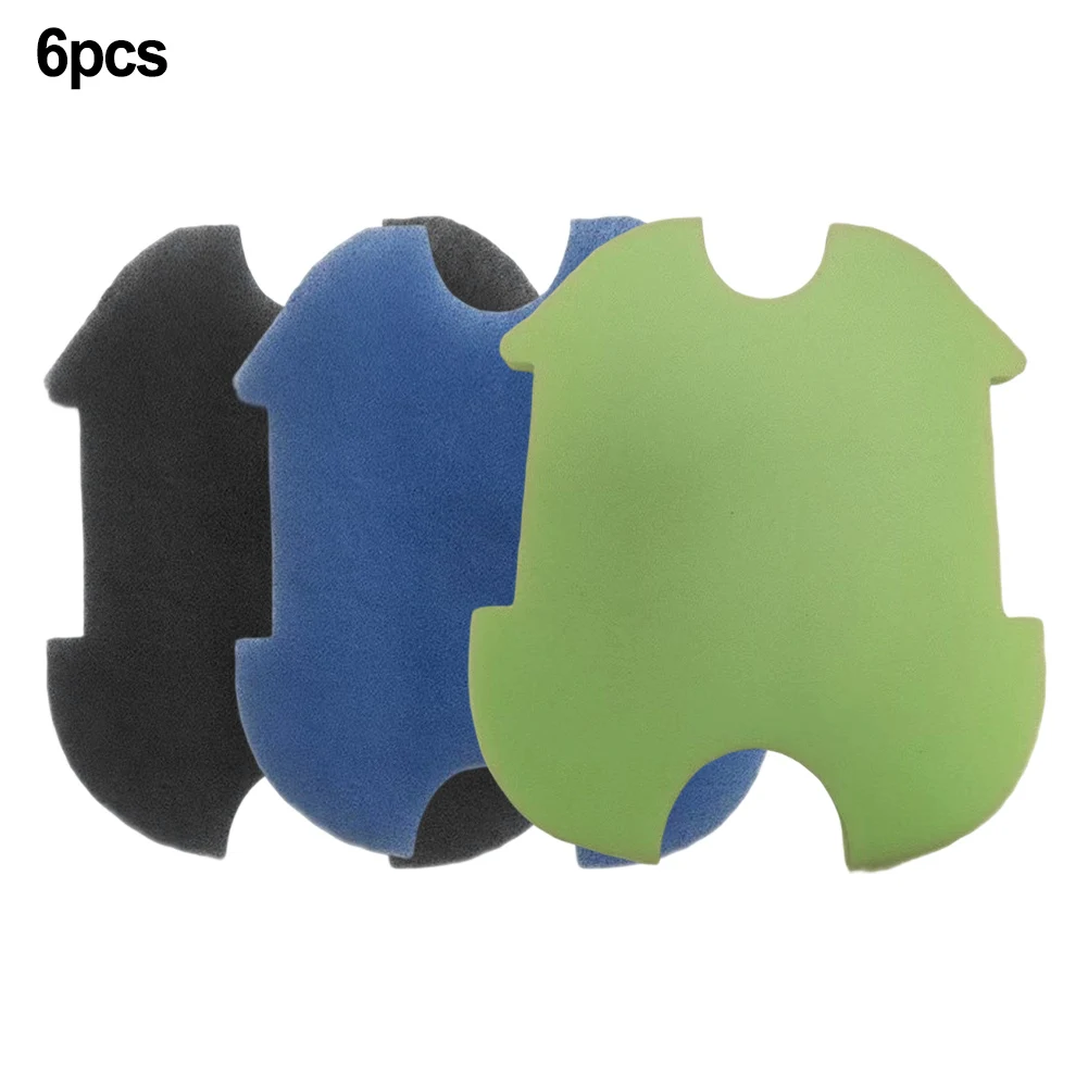6 Pack Filter Sponge For Robotic Pool Cleaner A1, Cotton Foam Replacement Pads 285x245x10mm Efficient Debris -Trapping
