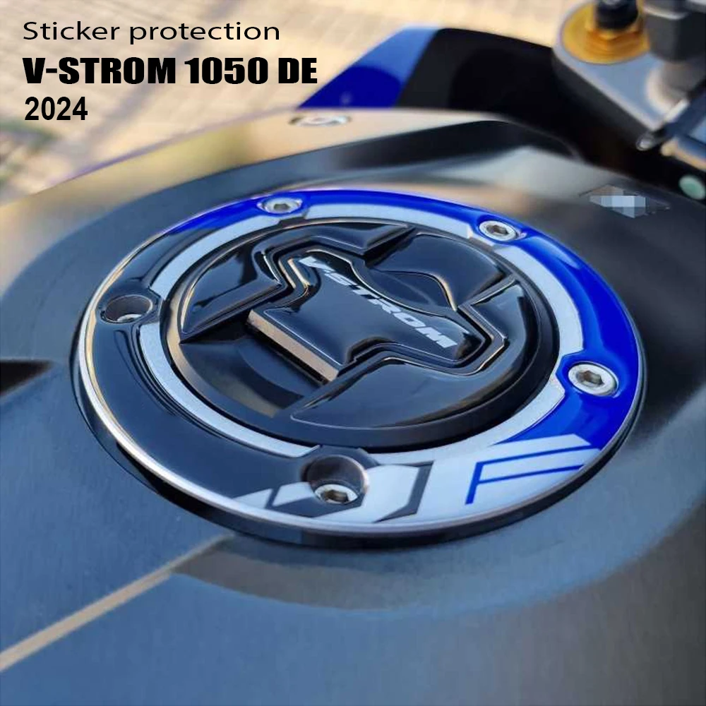 For V-Strom 1050 DE Motorcycle Side Fuel Tank Pad Protection Sticker 3D Gel Resin Sticker Kit