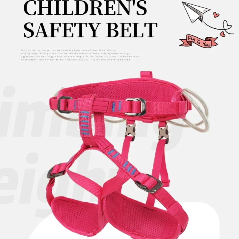 Children Half Body Safety Harness Outdoor Rock Climbing Protection Belt Child Protect Half Harness Mountaineering Equipmen
