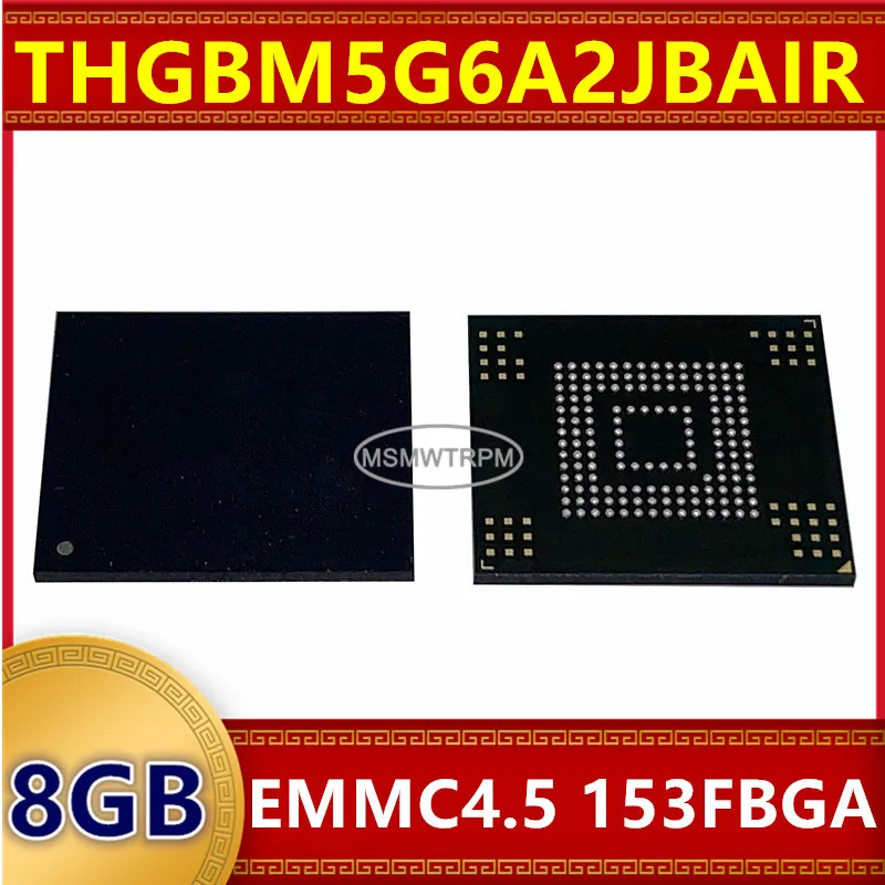 Memory Chip IC THGBM5G6A2JBAIR SDIN8DR1-8G SDIN8DE1-8G 8GB EMMC4.5 153FBGA Integrated Circuits New Original In Stock