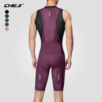 CHEJI New Cycling Bib Shorts Men's Bicycle Sports Gel Padded Pro Pants Quick Dry Ciclismo Bike Shorts Men Sports Shorts