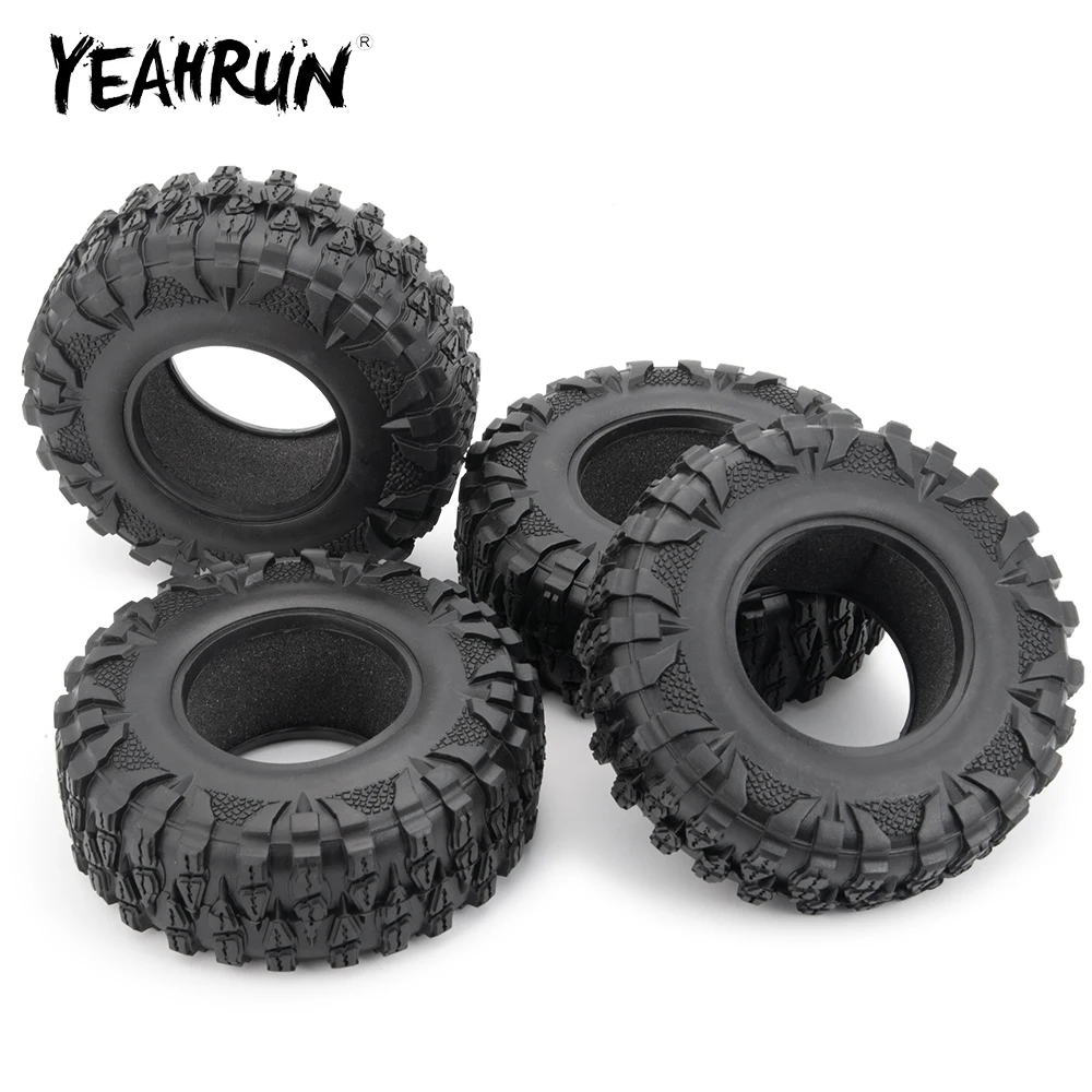 

Резиновые шины YEAHRUN 2,2 дюйма для Axial SCX10 90046 Wraith D90 TRX-4 1/10, детали для радиоуправляемого гусеничного автомобиля, грузовика, 1/4 шт.