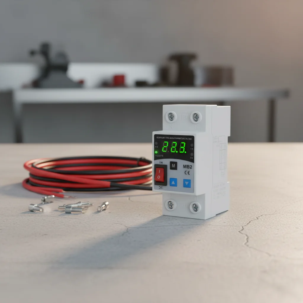 

1PCS Din Rail Display With High-precision Range Measurement Capabilities 220V Current Limiting Protector Power Tool Parts