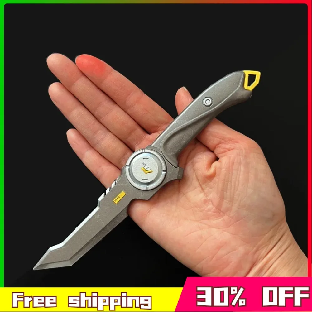 In Stock 19cm New Valorant TASK FORCE 809 Game Peripherals Metal Model Desktop Decoration Birthday Gift Toys Can Be Wholesaled