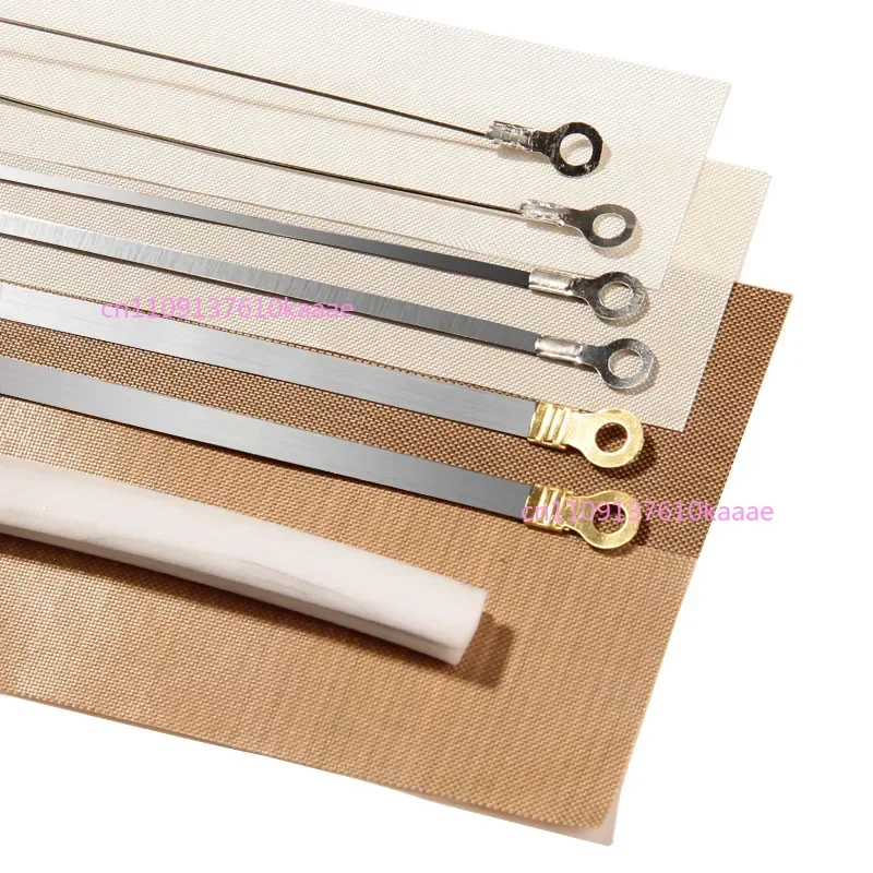 

10Pcs 200/300/400mm Heat Wire Element Strip for Impulse Sealer, Sealing Machine Heating Replacement Parts