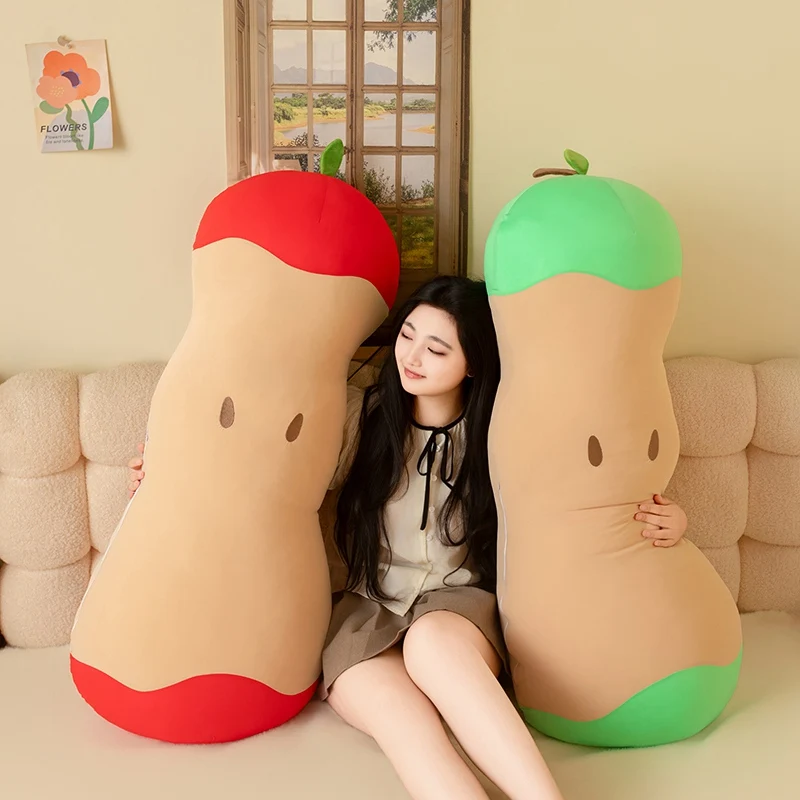 

70/90cm Apple Pillow Soft And Comfortable Red Green Apples Hug Pillow Sleeping Mate Room Decor Birthday Gift