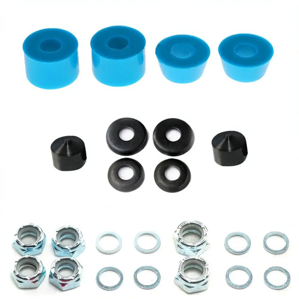 Skateboard Truck Repair Accessory Pivot Cup Bushing Set PU Shock Cushion For Double Kick Skateboard Modification