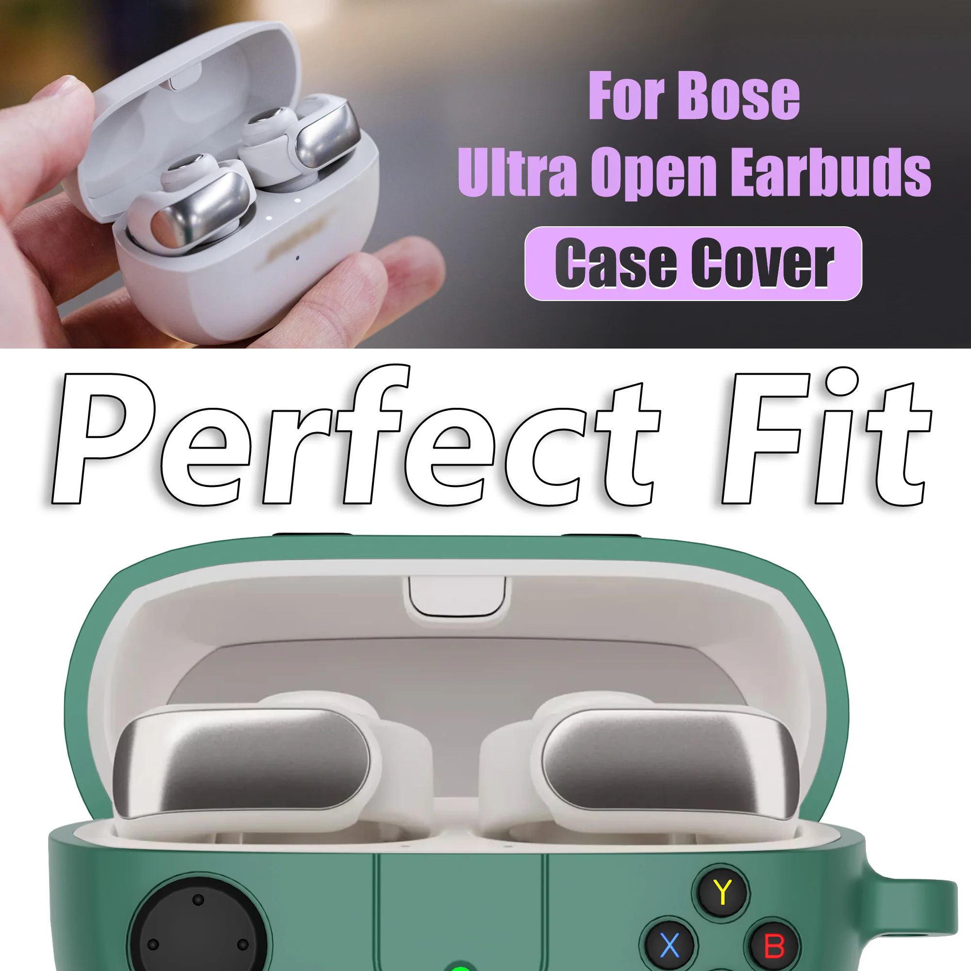 Protective Case For Bose Ultra Open Earbuds, High-quality Silicone Creativity Stylish Protection Case For Bose Ultra Open Case