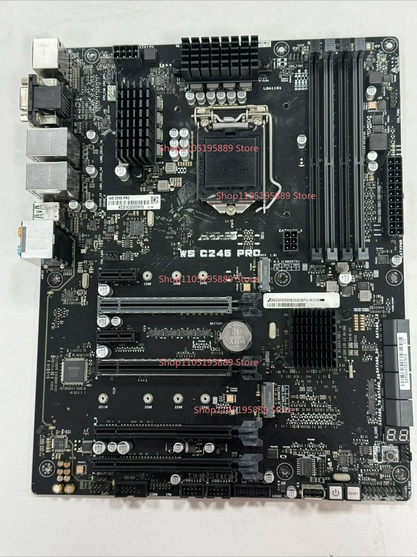 For ASUS WS C246 PRO Main Board ATX Large Board, Generation Processing