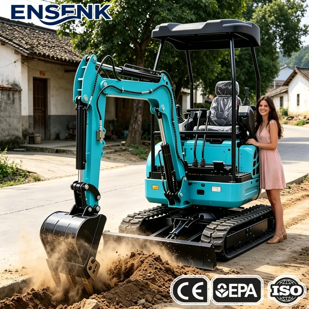 Mini Excavator For Customization  1.5Ton 2.5Ton Yanmar Diesel Engine Hydraulic Garden Machine Customization Europe CE