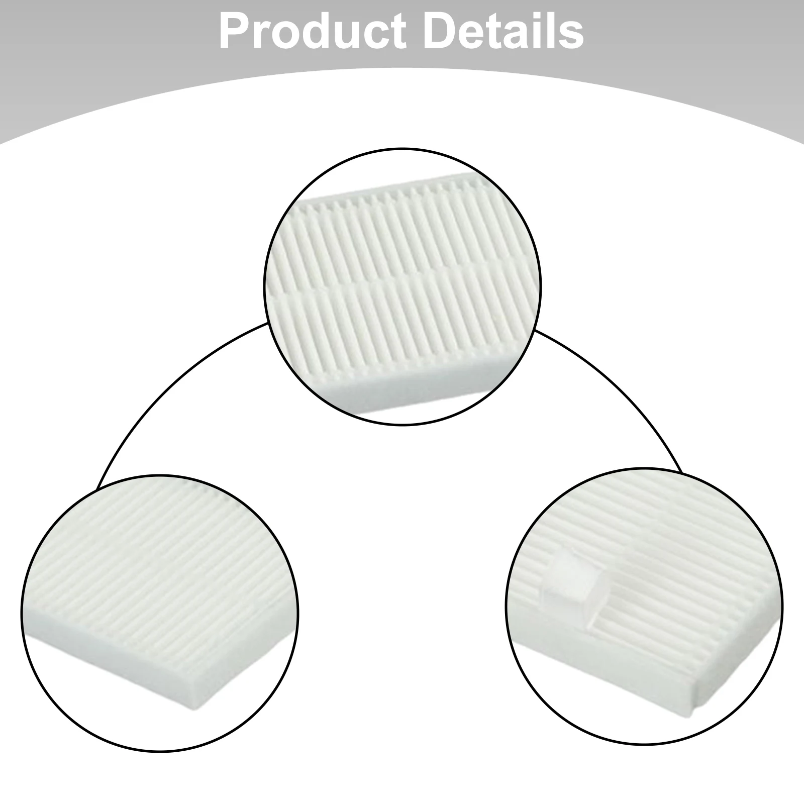 Washable and Reusable Filter Elements Compatible with For Conga 7490 For XTreme and For Genesis Vacuum Cleaner Models Pack of 5