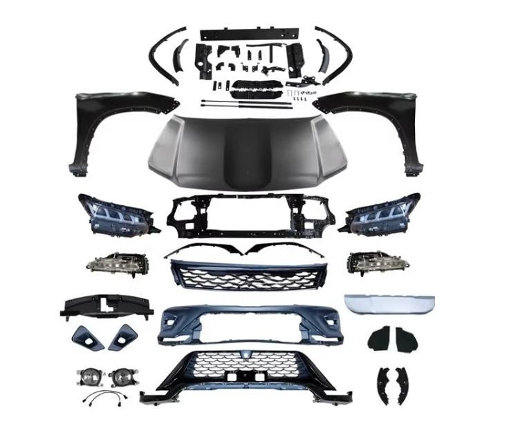 

New for Fortuner 2012-2015 to Legender 2021 Body Kit Upgrade Kit High Quality Easy Installation