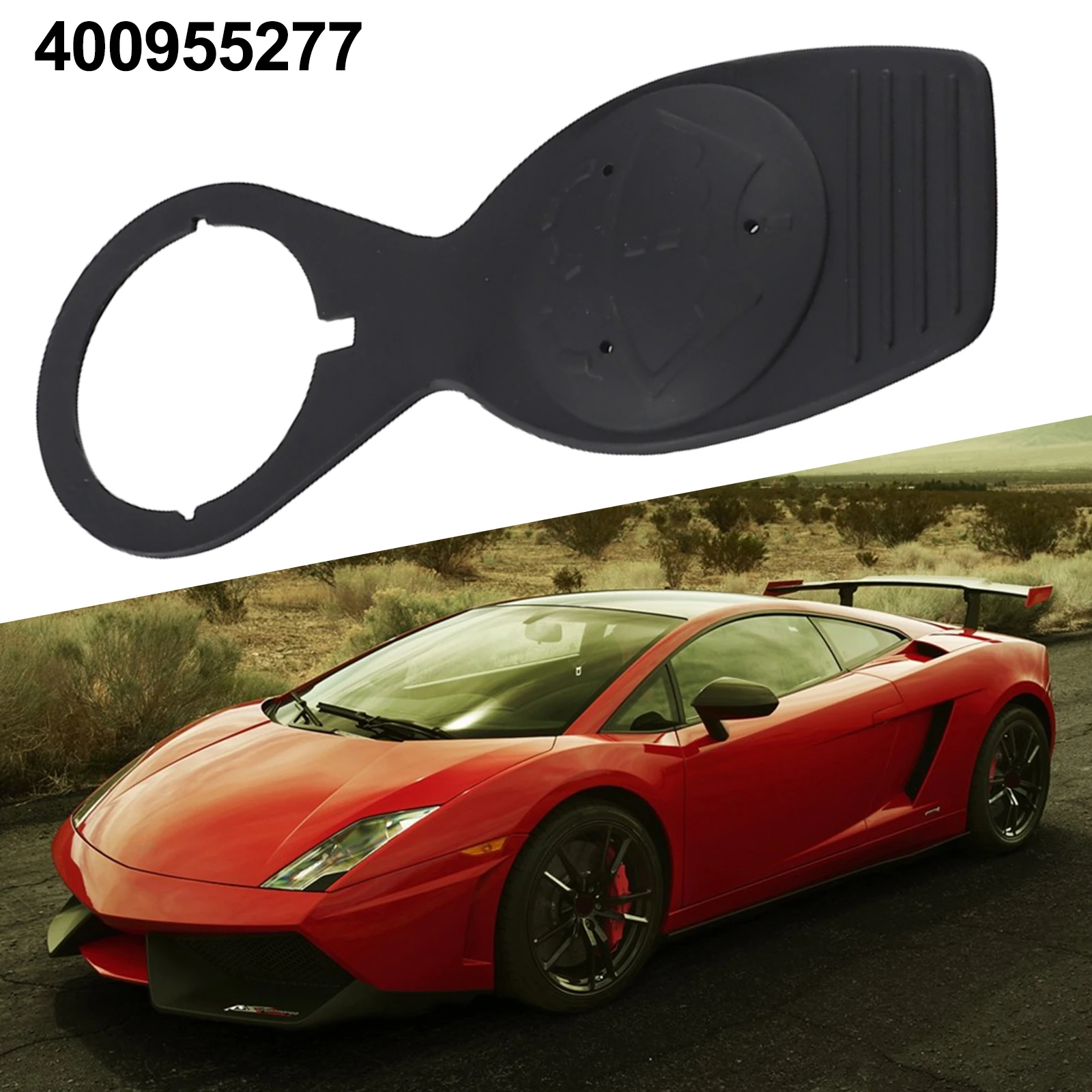 1Pc Windscreen Washer Bottle Lid Cap Black For R8 2007-2016 Gallardo OE 400955277 ABS Plastic Cover