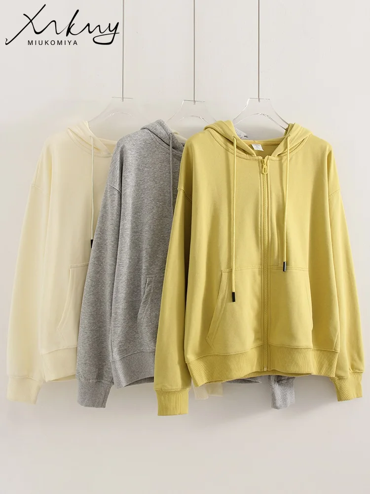 Zipper Sweat Sets Women Fall Clothes Cotton Hooded Sweatshirts With Zipper Sweatsuits Women's Tracksuit Sets Joggers For Women