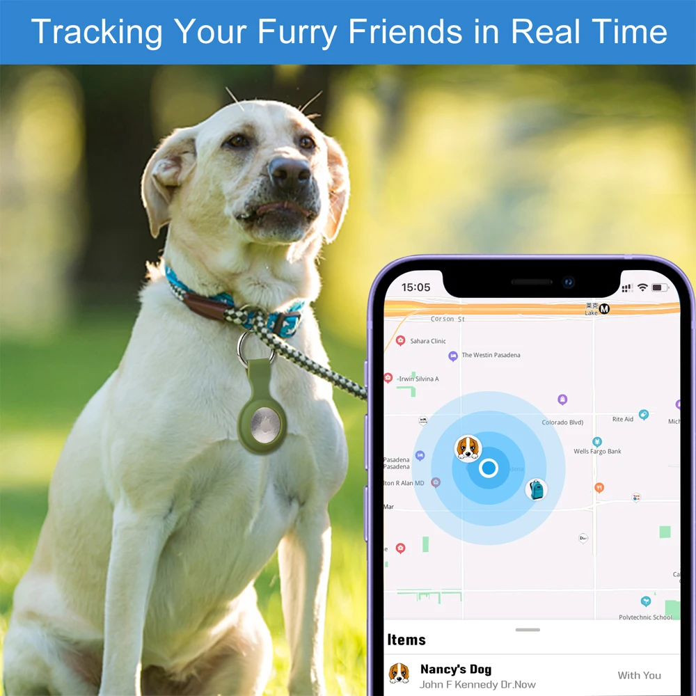 Für Apple Airtags Hülle Silikon Schlüsselanhänger Schutzhülle für Apple Airtag Air Tag Tracker Ortungsgerät Anti-Verlust-Stoßfängerhülle – Detail 2