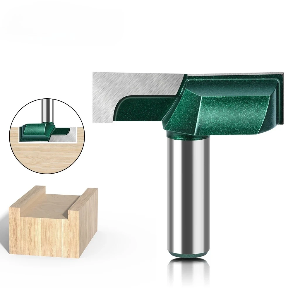 

1/2” Inch 12mm Shank Bottom Cleaning Router Bit Mortising Bit, Spoil board Surfacing, Slab Flattening Woodworking Milling Cutter