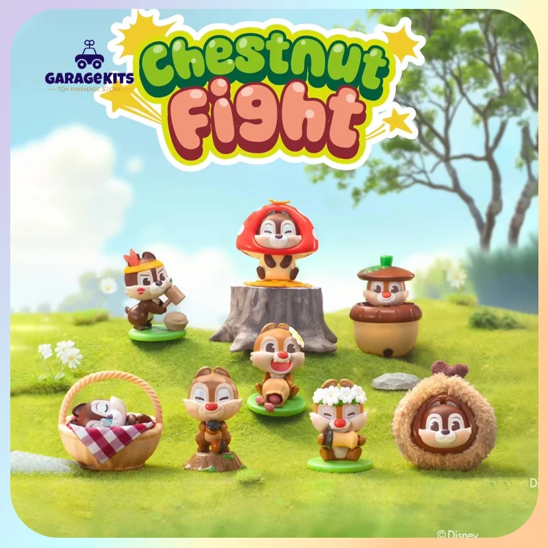 

Original Miniso Chip & Dale Chestnut Fight Series Blind Box Trendy Toy Anime Action Figure Ornaments Customized Girl Gift