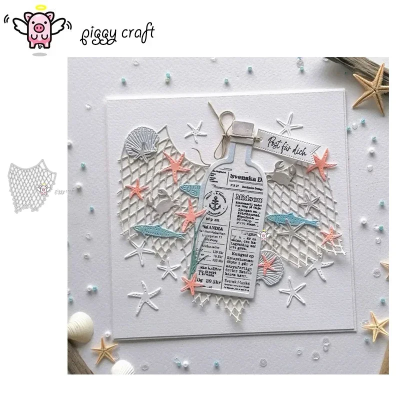 Mmao Craft metal cutting dies cut die mold Fishing net decoration Scrapbook paper craft knife mould blade punch stencils dies