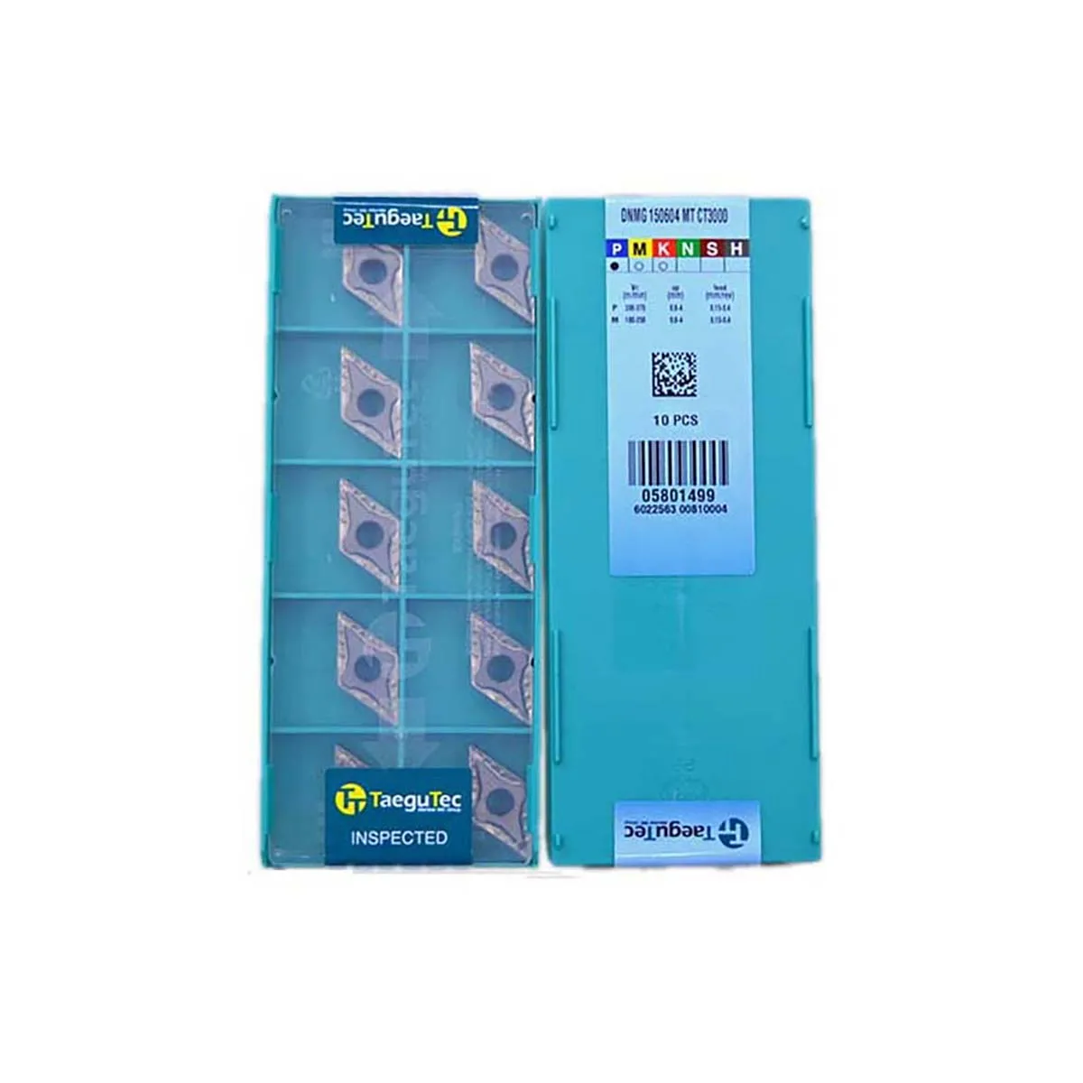 

Оригинальная токарная пластина TaeguTec DNMG CT3000 TT8115B TT8125B DNMG150404-MT CT3000 DNMG150404R-VF CT3000