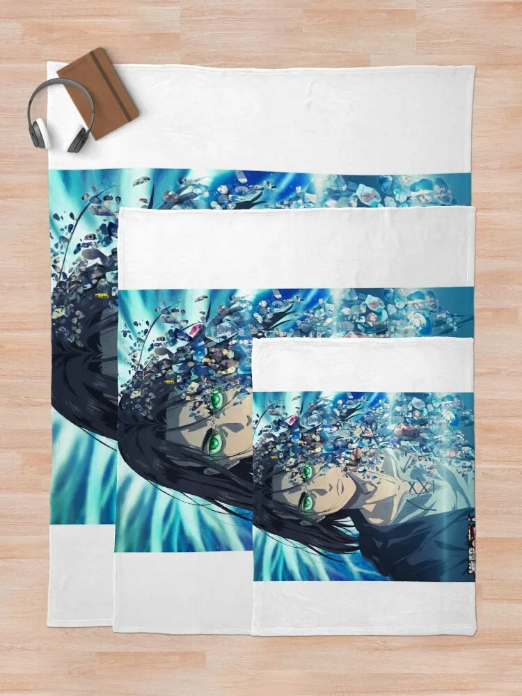 Attack On Titan (shingeki no kyojin) Final Season Part 2 visual Throw Blanket Extra Large Throw Blanket