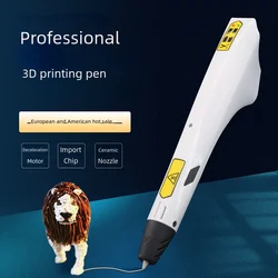 Room temperature 3D printing pen, 9th generation 3D art graffiti brush, children's toy gift, 3D printing pen