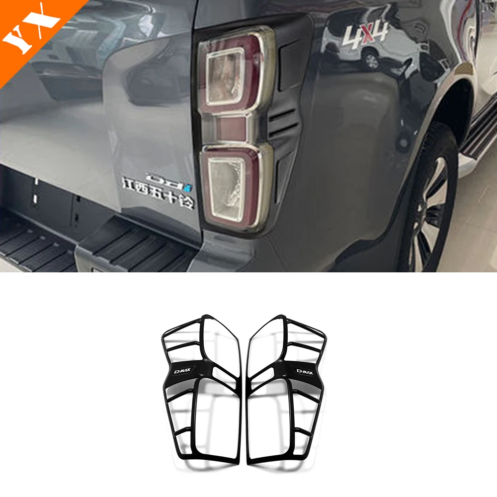 Matte Black Look Trim Garnish Exterior Accessories Car Decorative Sticker Cover Protector Shell For Isuzu D MAX D-MAX 2021-2023
