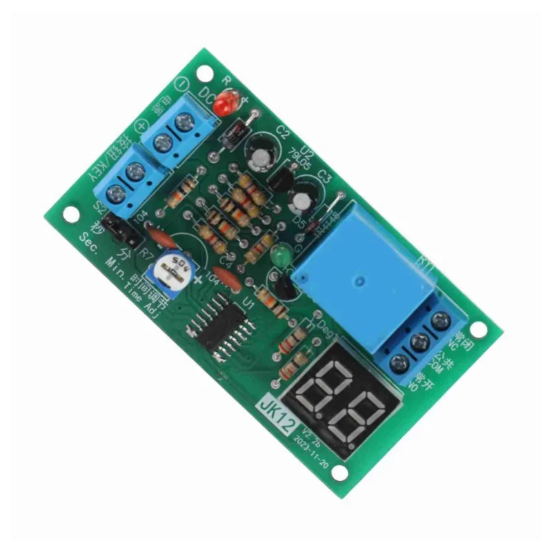 DC12V LED Display Countdown Timing Timer Delay Turn OFF Relay Switch Module