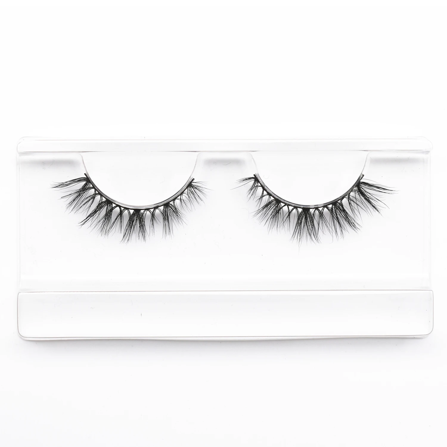 G06 Mink Cruzado 3D Eye Lashes, cílios postiços, Maquiagem Cílios Extensão, Full Strip Lashes, Natural, Longo