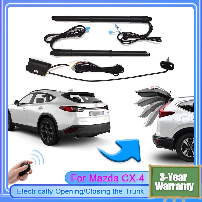 For Mazda CX-4 CX4 2016~2024 Vehicle Electric Tailgate Lift for Drive Trunk Intelligent Opening of Tail gate Soft Close Car Door