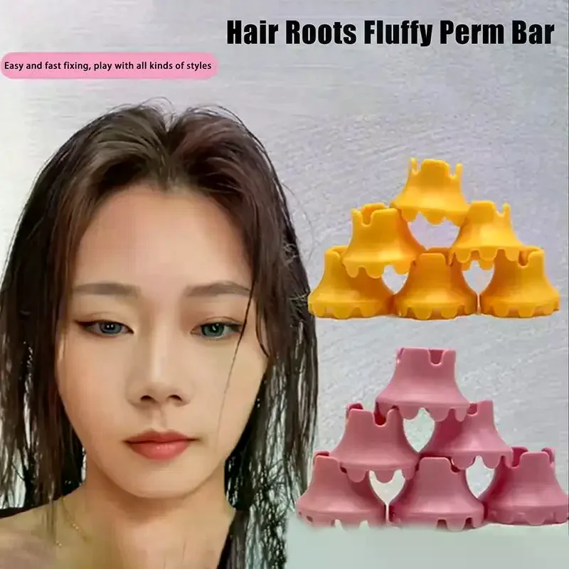 15/18Pcs Hair Root Perm Rods Bars Curlers With Hair Hook Hair Rollers Hair Styling Tools Fluffy Hair Maker DIY Curling Hair Tool