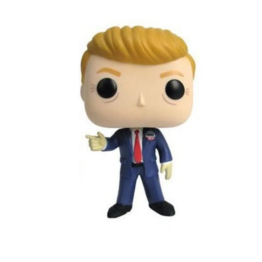 Q Version DONALD TRUMP President Of America 02# Vinyl Collection Figure Toys 10cm