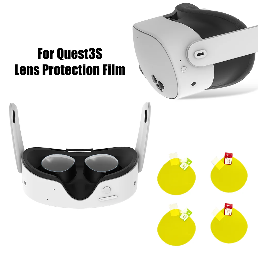 

for Meta Quest 3S Lens Protective Film HD Clear Camera Tempered Soft TPU Film VR Glasses Accessories