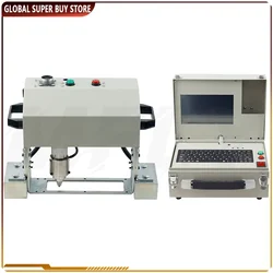 Electric/Pneumatic Marking Machine VIN Code140x40mm Desktop Touch Screen Nameplate Metal Dot Peen Marking Serial Number Plotter