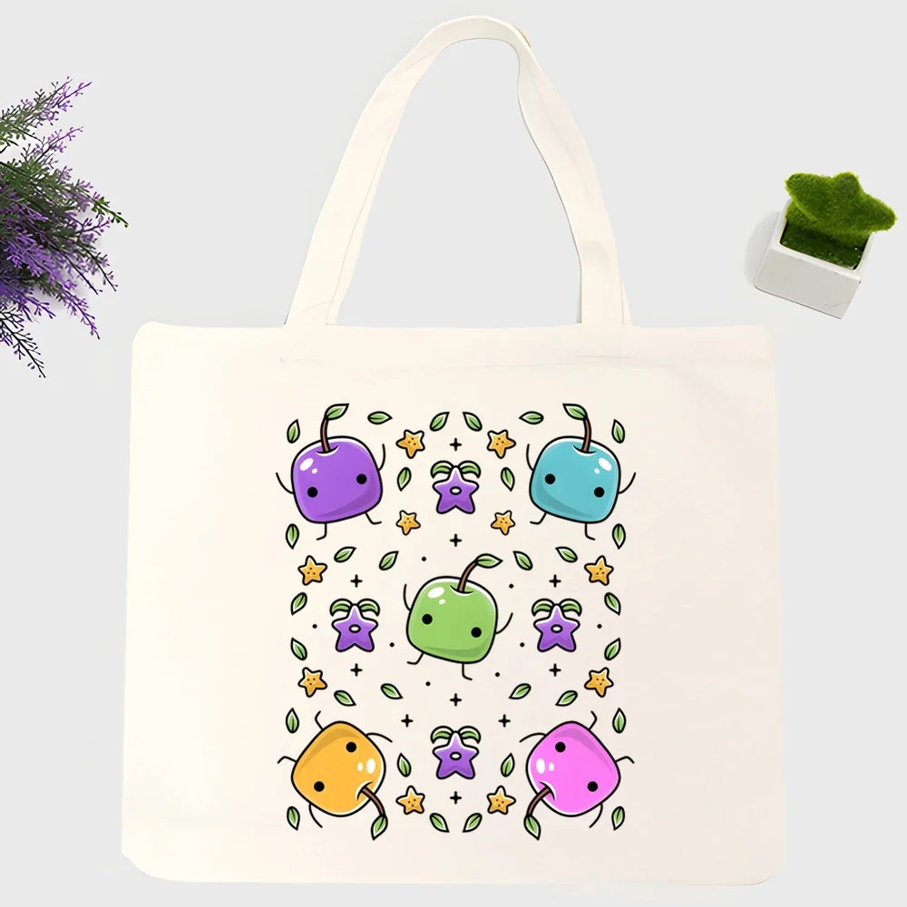 

Stardew Valley Canvas Bag Casual Large Hand Bags For Women Ladies Shopping Handbag Print Large Capacity Bag