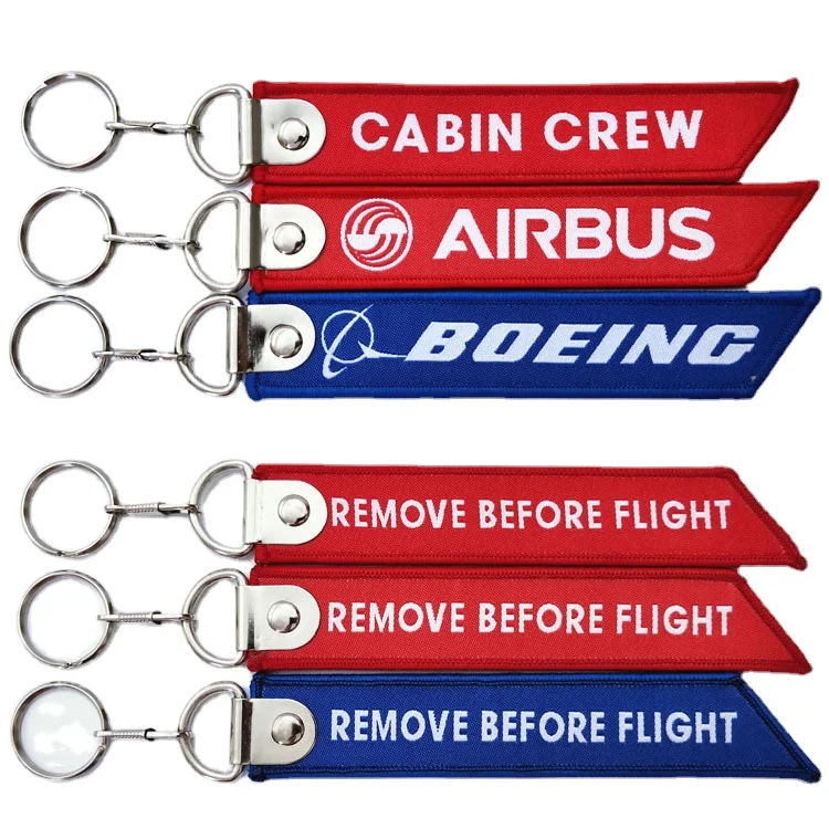 Keychain Airbus Travel Boeing Airliner Aircraft Creative Memorial Small Gift Motorcycle Luggage Tag Listing Fashion Keyring