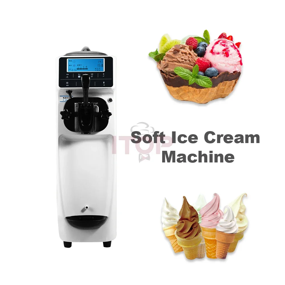 Commercial Cone Softy Ice Cream Frozen Yogurt Soft Serve Making Soft Ice Cream Machine Price