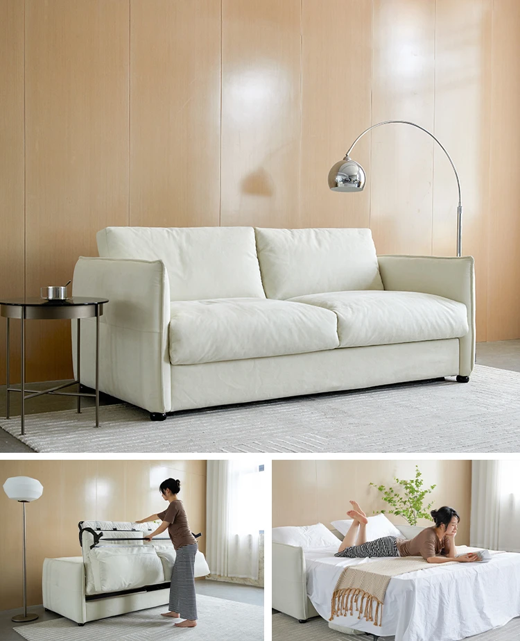 Sofa bed technology fabric, foldable and multifunctional, small household type