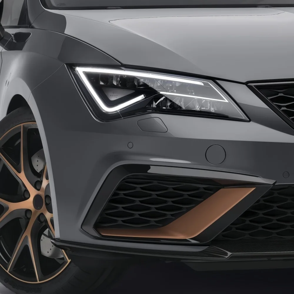 

White DRL LED Boards LED Headlight Daytime Running Light Modules For 2017 2018 Seat Leon MK3.5 Cupra R 5F0941475A 5F0941476A