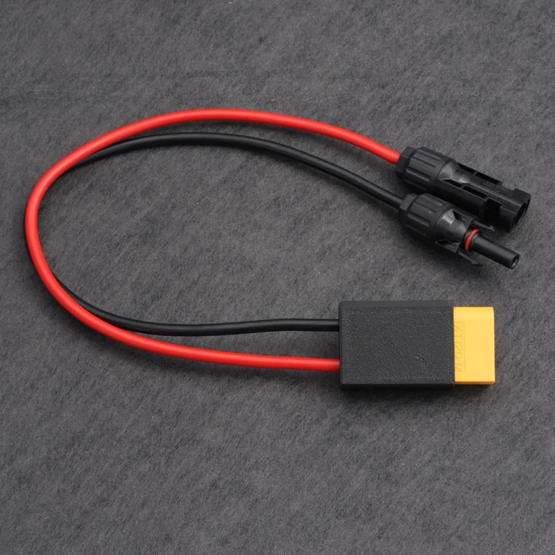 1PCS SDC(XT120-M) to MC4 Connector Aadpter Wire 12V-30V 400W Solar Panel Charging Cable for DJI Power 1000 Mini