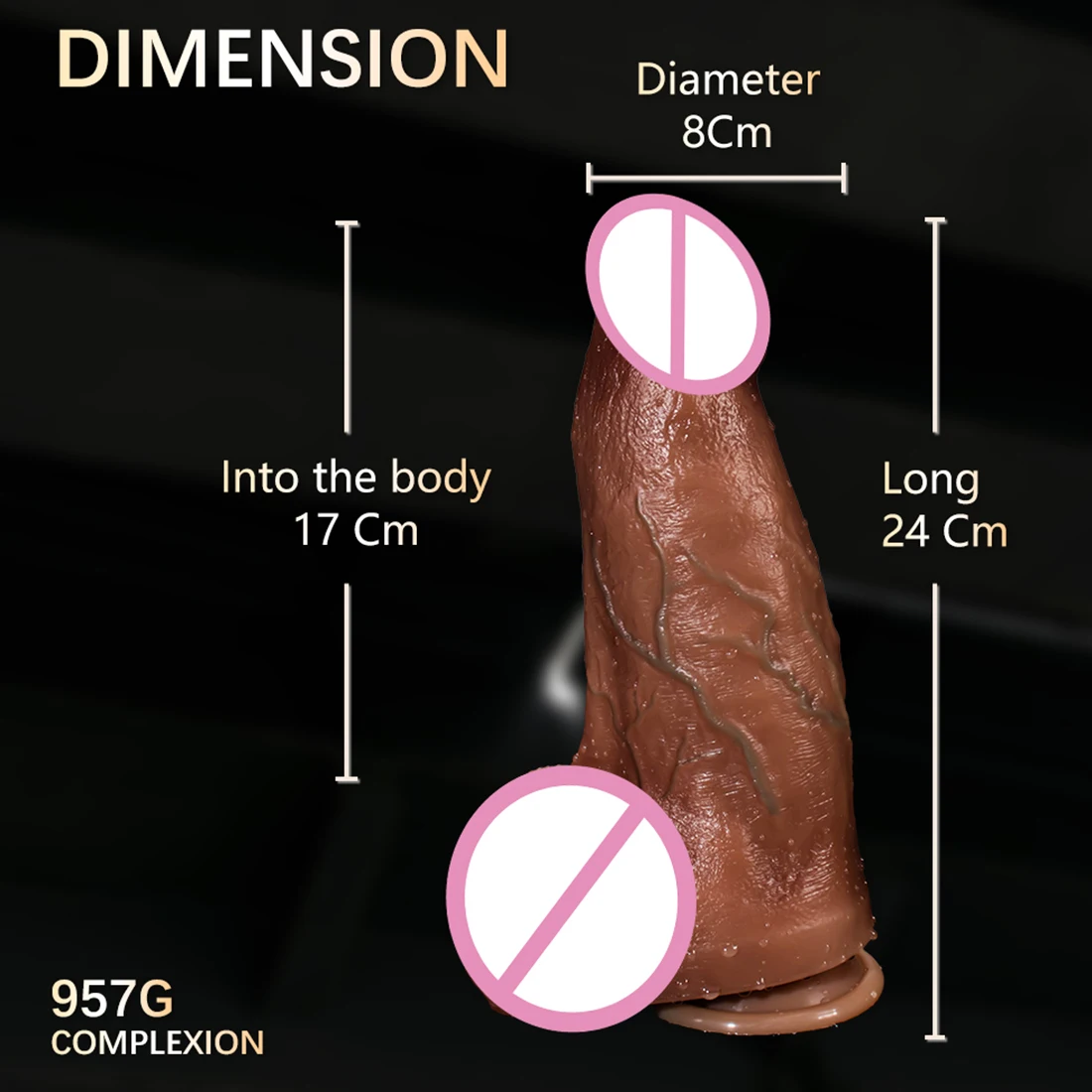 Big Thick Realistic Dildo Artificial Penis Cock Male Real Skin Phallus Dick Sex Toys for Women Sex Products Prostate Massager 18