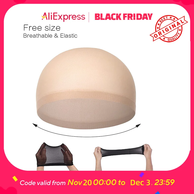 

Professional Wig Cap for Secure & Comfortable Fit - Ideal for Halloween Costume Wig & Christmas Party - Invisible Hair Blending