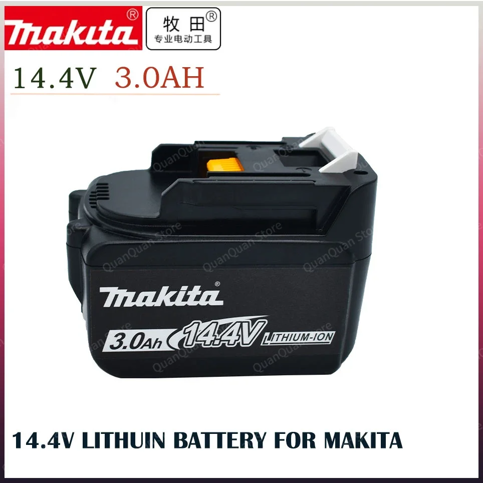 

Makita 14.4V 3.0AH BL1430 BL1415 BL1440 196875-4 194558-0 195444-8 rechargeable battery for LED indicator