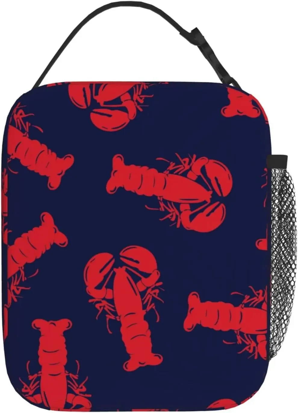 Lunch Bag Boardshorts Red Lobster Insulated Lunch Box For Work Adult Cooler Bag Lunch Tote Bag Reusable Office Picnic Beach